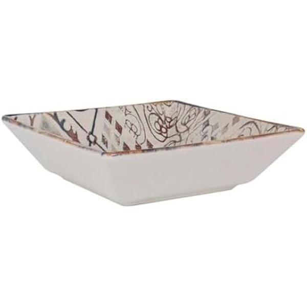 Salaattikulho - LA MEDITERRÁNEA - Kreikka - Posliini - 18 x 18 x 5 cm - Monivärinen Flerfärgad