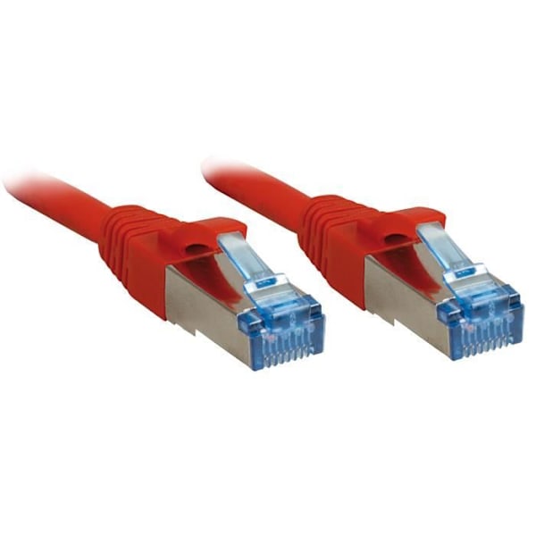 LINDY 6A S/FTP LSOH 500MHz kobber netværkskabel 1m Rød
