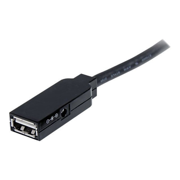 Aktiv USB 2.0 kabel forlænger - STARTECH - 35 m - Afskærmet - Sort