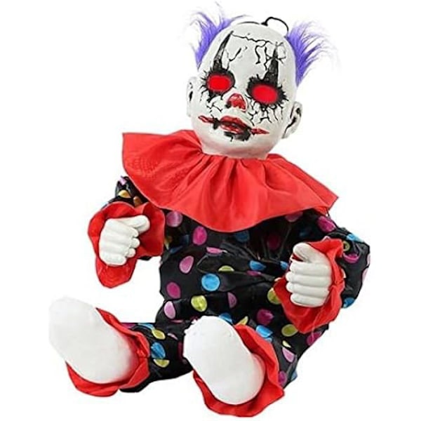 Evil clown hängande dekoration - BigBuy Carnival - Flerfärgad - 55 cm Flerfärgad