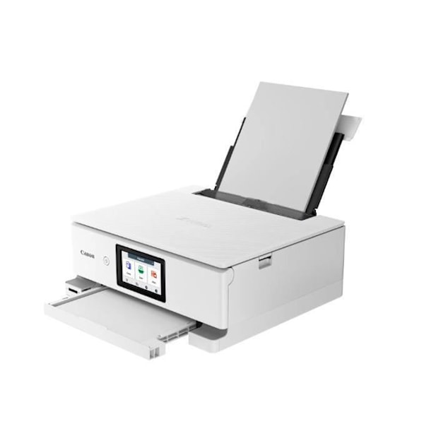 Monitoimilaite - CANON - PIXMA TS8751 - 200 arkkiä - 6 mustesäiliötä - WIFI - Valkoinen