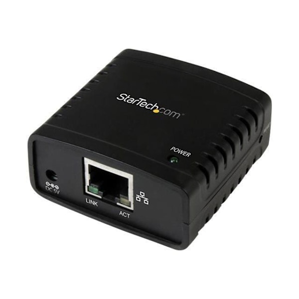 STARTECH 10/100 Mb/s Network LPR Print Server med USB 2.0-port - 1 x USB - 1 x Netværk (RJ-45)