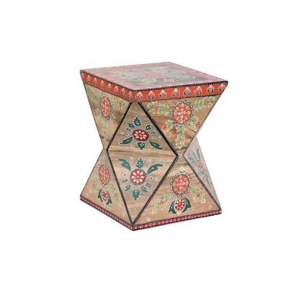 sidebord mangotræ mdf træ (35 x 35 x 45 cm)