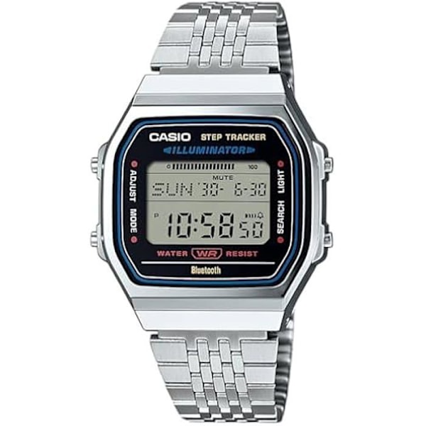 Ur - CASIO - ABL-100WE-1AEF - Rustfrit stål - Digital - Firkantet Silver, kol