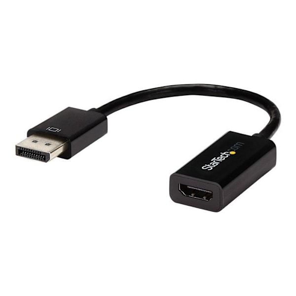 STARTECH.COM DisplayPort 1.2 - HDMI 4K -akkuadapteri DP-yhteensopivaan pöytätietokoneeseen tai kannettavaan tietokoneeseen