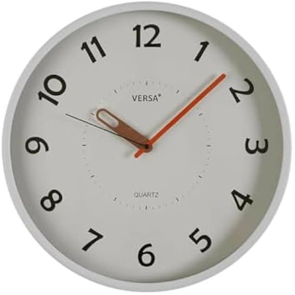 Vægur - VERSA - Flerfarvet model - Plastik - 25 x 4 x 25 cm - Moderne design Flerfärgad