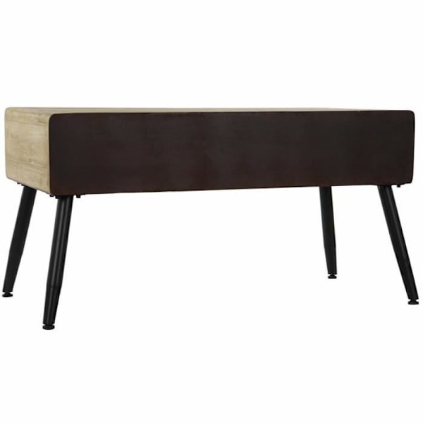 Sidebord - dkd boligindretning - Sort Brun - Gran Metal - 2 låger - 3 skuffer - 2 hylder