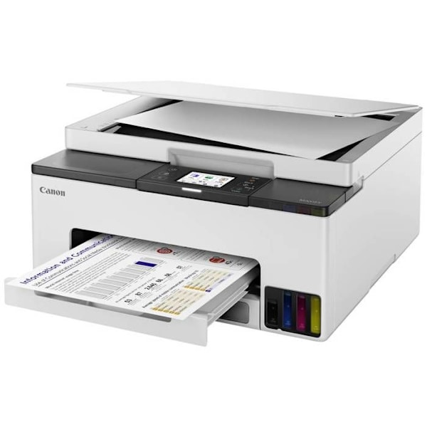 Monitoiminen Tulostin - CANON - MAXIFY GX1050 - Inkjettitulostin - Värillinen - WIFI - Valkoinen