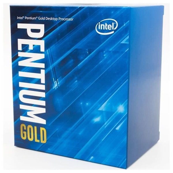 Intel Pentium Gold G-6400-processor (BX80701G6400) Socket LGA1200 (Intel 400-serie chipsæt) 58W