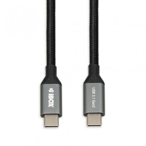 IBOX IKUMTC31G2 USB C Kaapeli 1 M USB 3.2 GEN 2 (3.1 GEN 2) MUSTA