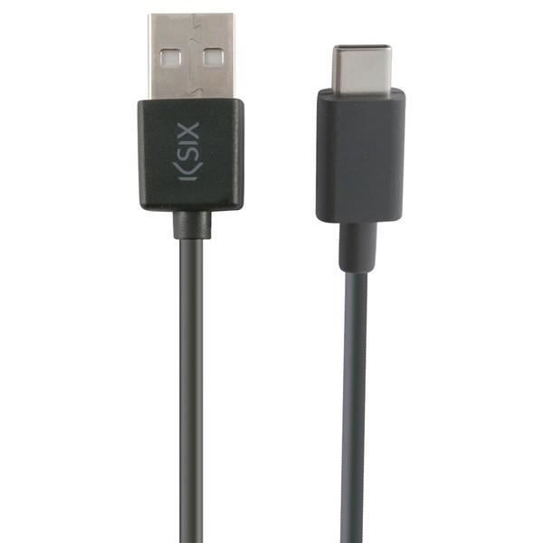 USB-C til USB-kabel KSIX 3 m Sort - - - KSIX