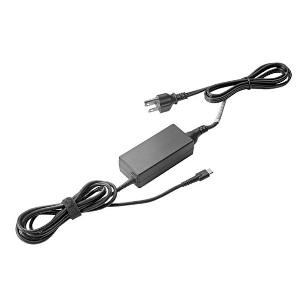 Strømforsyning - HP - 45W - USB-C - Bærbar computer - Hvid