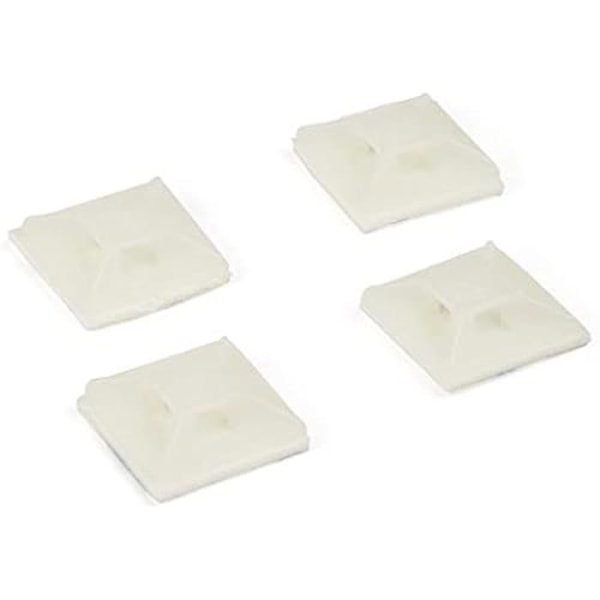 Johdinsiteet - STARTECH.COM - Nylon kaapelikannattimet - Teippi - 100 kpl pakkaus - Palosuojattu UL94 V-2 Vit