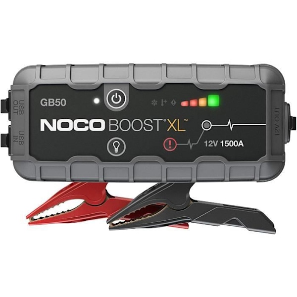 Käynnistysapu - NOCO - Boost XL GB50 - 1500A - Litium - Ladattava USB