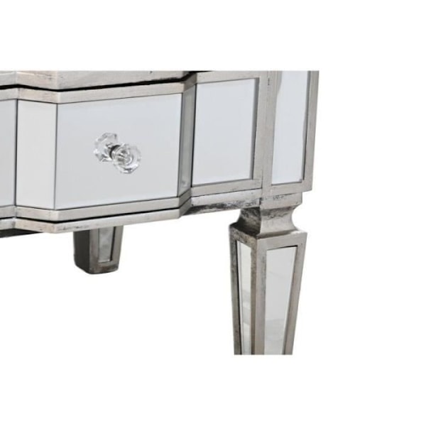 TV-møbel Thyann Silver Mirror MDF (112 x 50 x 45 cm)