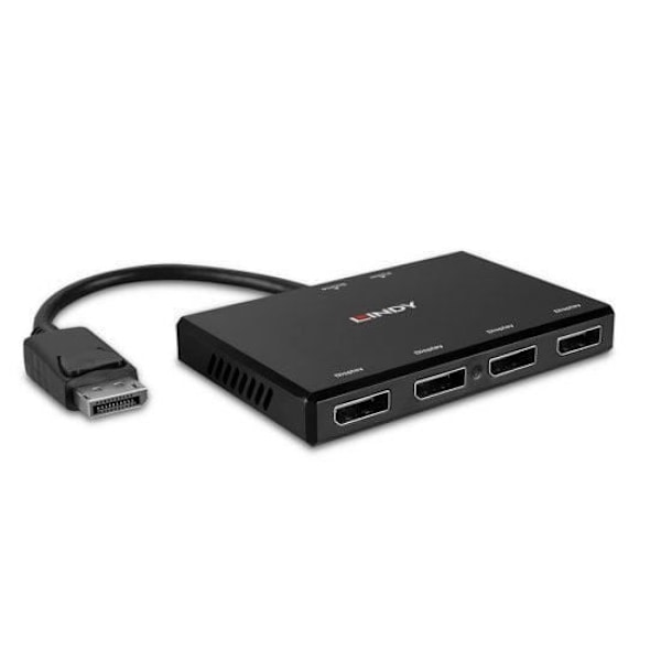 Lindy 4 Port DisplayPort 1.2 M