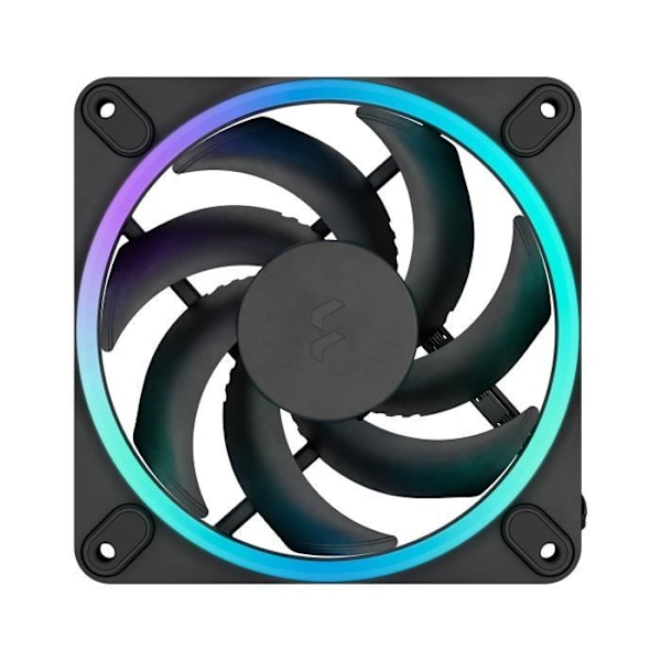 PC-fläkt - FRACTAL DESIGN - Momentum 12 RGB - 3-pack - FDB - ARGB Gen 2 ljusring - PWM-kontroll