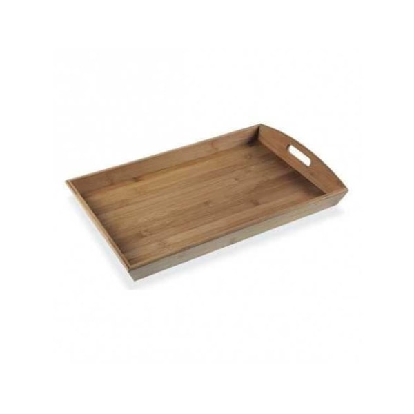 BigBuy Home - Bambus træbakke (32 x 6,5 x 50 cm)