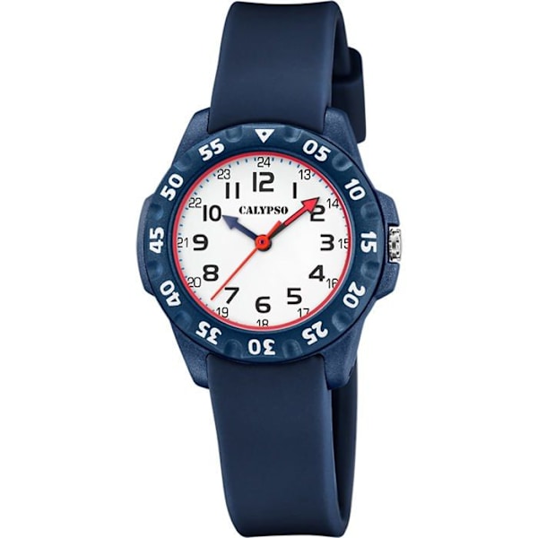 Calypso Armbåndsur - K5829/5 - Digitana Børneur Plastkasse Multi Plastic Strap Blå
