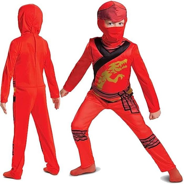 Lego Ninjago Kai - Lasten karnevaalipuku 94-103 cm 3-4 vuotta