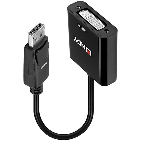 LINDY Aktiv DisplayPort til DVI-D adapter