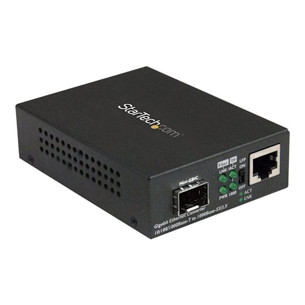 Mediamuunnin - StarTech - Avoin SFP - 1 Portti - Gigabit Ethernet - Valokuitu