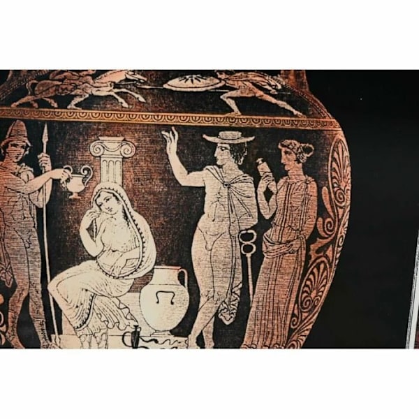 stel 53 x 3 x 73 cm neoklassisk vase (2 enheder)