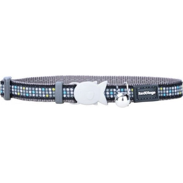 Modern på Cool Cat Halsband - Röd Dingo - Grå - 19,5 x 4,2 x 2 cm - Flerfärgad Flerfärgad