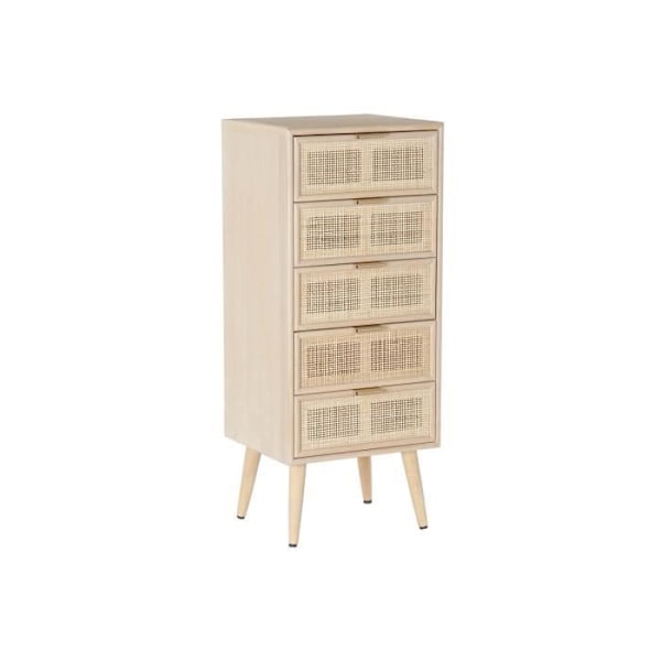 skuffemodul paulownia træ mdf træ (42 x 36,5 x 100,5 cm)