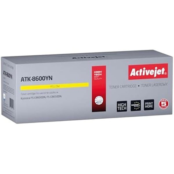 Activejet Toner - Ersättning för Kyocera TK-8600Y - Gul - 20 000 sidor