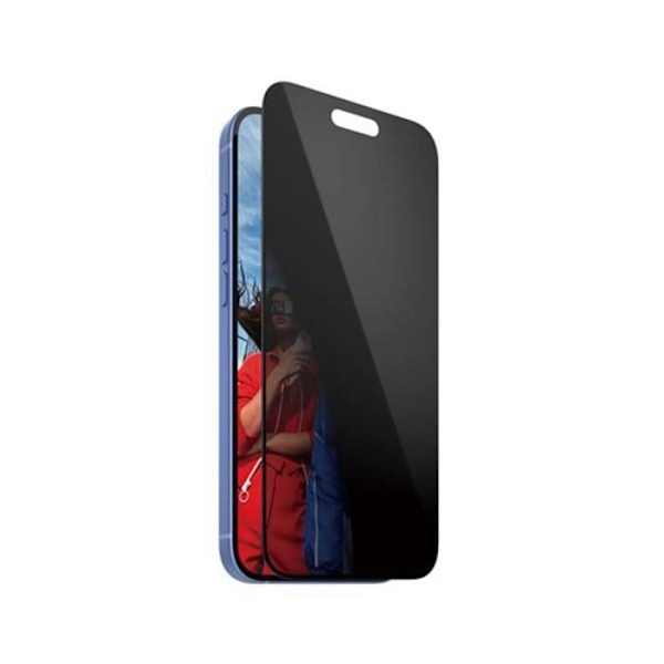 Skærmbeskytter til iPhone 16 Plus UWF med Privacy Filter Panzer Glas Transparent Sort Transparent