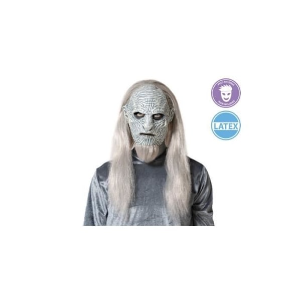Puvut - AC-DÉCO - Lateksinen Halloween-naamio - White Walker - Aikuinen - Monivärinen Flerfärgad