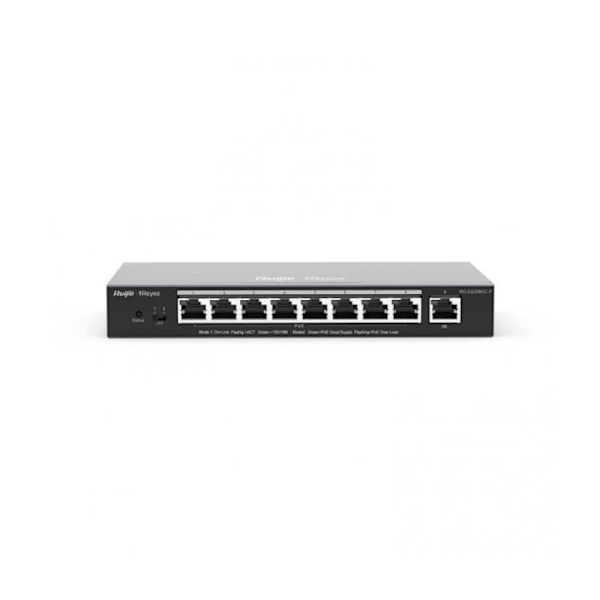 RUIJIE REYEE RG-ES209GC-P KATKAISIN PÖYTÄKONEELLE 5 PORTTIA 10/100 MBPS musta