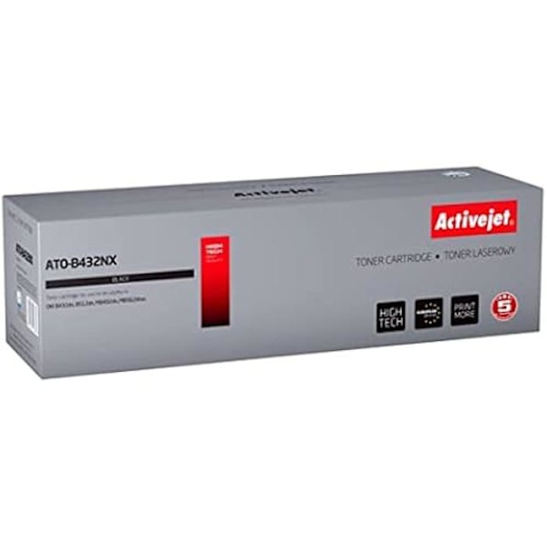 Aktivjet ATO-B432NX Kompatibel Tonerpatron Sort - 1 stk - Ydelse 12.000 sider