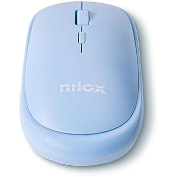 Trådløs mus - NILOX - Lyseblå