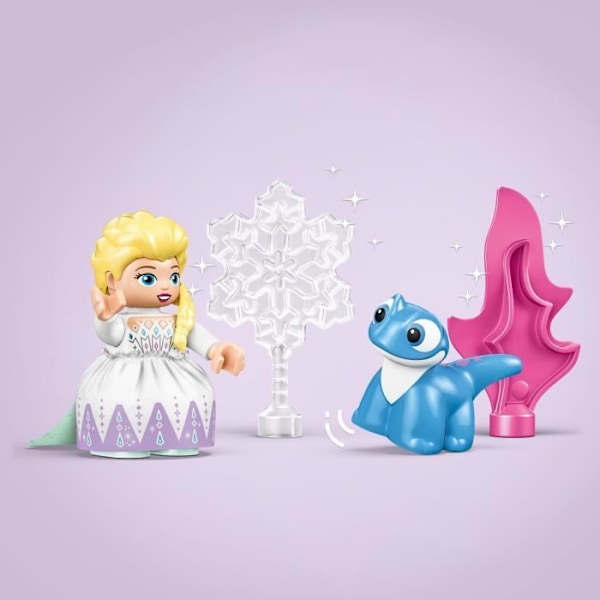 LEGO DUPLO | Disney 10418 Elsa och Bruni i den förtrollade skogen, byggleksak Flerfärgad