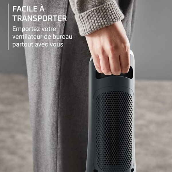Rowenta Eole Compact, Søjleventilator, Intens køling VU6220F0 Svartvitt