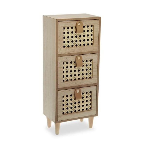 brun versa smykkeskrin (10 x 34 x 14 cm)