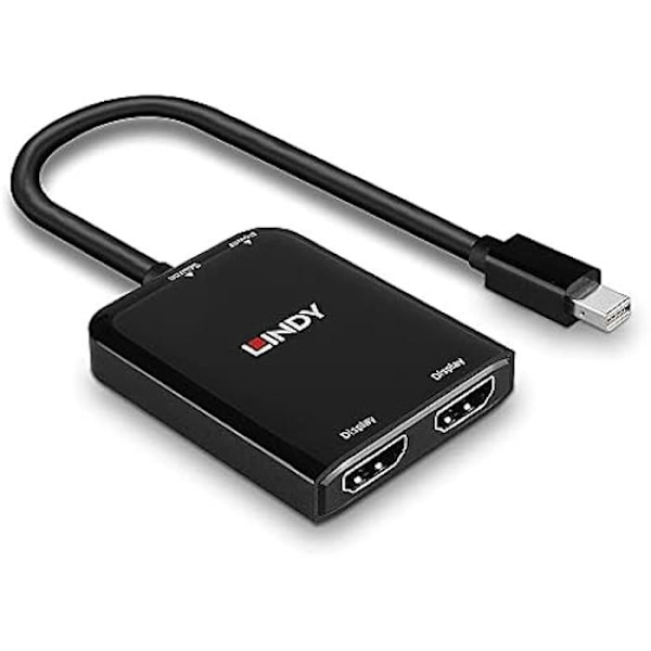 LINDY 38432 MST Mini DisplayPort til Dual HDMI Hub
