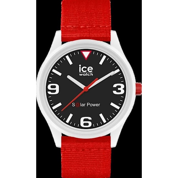 Ur - Ice Watch - 020061 - Kvarts - Analog - Rødt stof 19 cm Röd