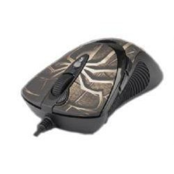 USB lasermus til gamere anti-vibration 7 b Sort