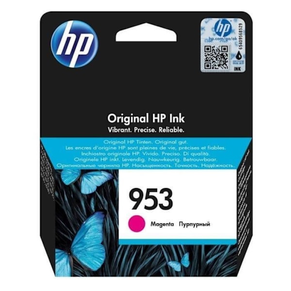 HP 953 ægte magenta blækpatron (F6U13AE) til HP Officejet Pro 8210/8710/8720/8730/8746