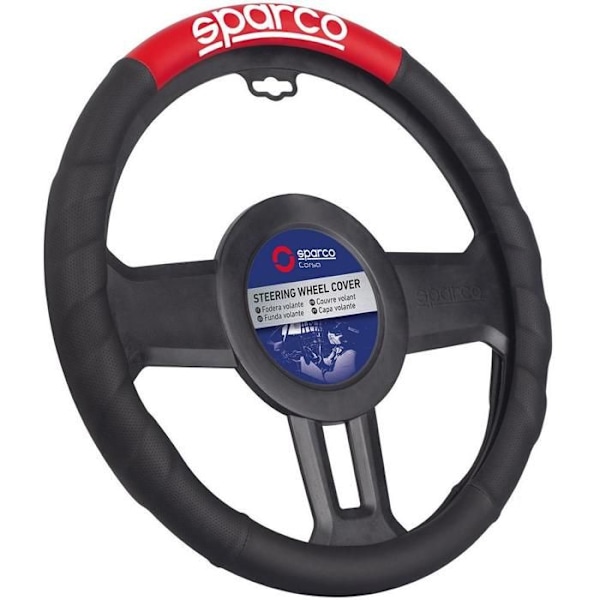 Sparco Ratdæksel Sort/Rød - SPC1111RS