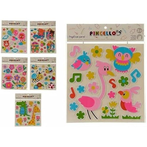 Tarrat - PINCELLO - 24 kpl setti - Monivärinen - 32 x 1 x 38 cm - Lapsille Flerfärgad