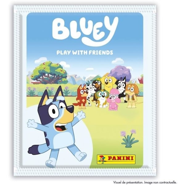 Klistermærker - PANINI - Bluey 2 - Blister 7 poser Flerfärgad