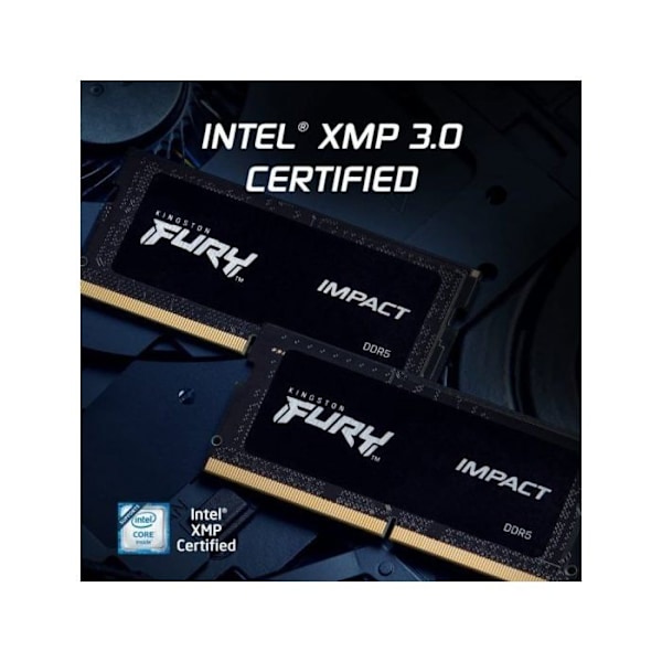 Modul RAM - Kingston - FURY Impact - DDR5 - 16 GB - SO DIMM 262 ben - 4800 MHz