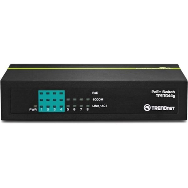 TRENDNET - TPE-TG44G - GREENnet 8-Port Gigabit PoE+ Switch