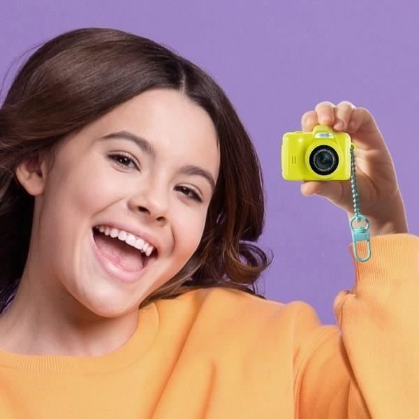 Canal Toys – Photo Creator – Digitale Mini Kamera og Video – Pro - med Nøgleholder og 1GB SD-kort inkluderet – CLK 062 gul