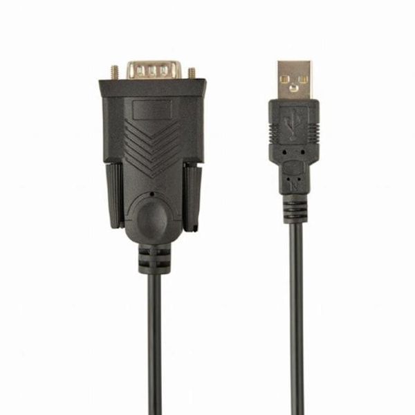 USB-kabel - Cablexpert - UAS-DB9M-02 - 1,5 m - USB (M) til DB-9 (M) - Sort