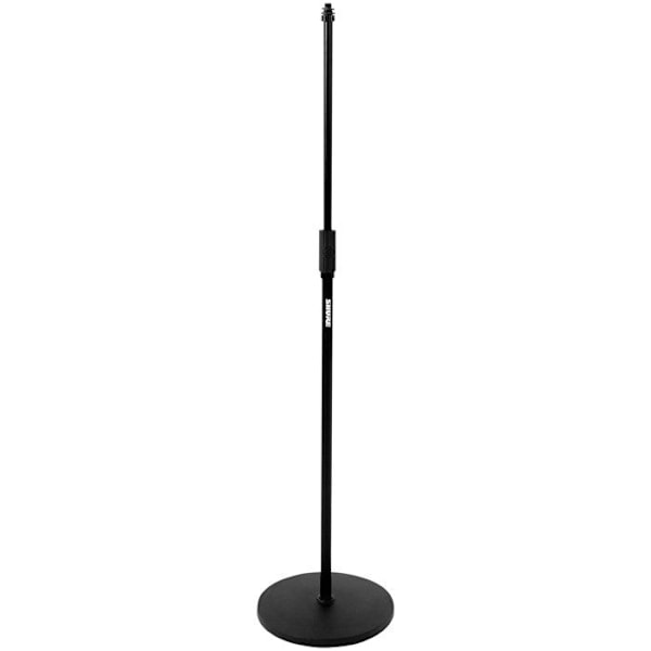Mikrofonstativ - Shure - SH-RBMICSTAND12 - Rund base 305 mm - Justerbar højde 889-1625 mm - Robust stål Svart
